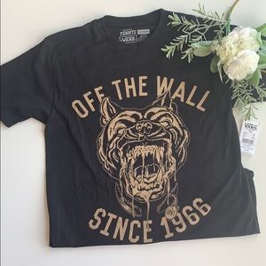 NWT Vans Beware of Dog Tee